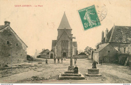 CPA Saint Andeux-La Place-Timbre     L1409 - Sonstige & Ohne Zuordnung