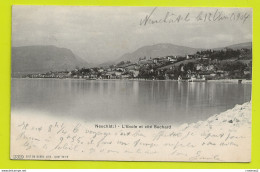 NEUCHATEL N°2319 L'EVOLE Et Cité SUCHARD En 1904 VOIR DOS Non Séparé - Neuchâtel