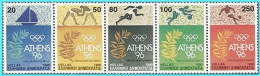 GREECE- GRECE- HELLAS 1990:  Se Tenant compl. Set MNH** - Nuevos