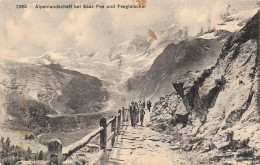 Alpenlandschaft Bei Saas Fee Feegletscher - Aubonne