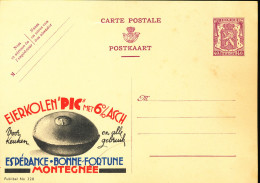 BELGIUM PPS 40C BROWN "SCEAU D'ETAT" SBEP 8 PUBLIBEL 328 UNUSED - Werbepostkarten