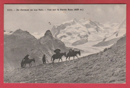 De Zermatt Au Lac Noir - Vue Sur Le Monte Rosa ( Voir Verso ) - Sonstige & Ohne Zuordnung