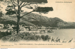 CPA Monte Carlo-Vue Générale Et Jardins De Monaco    L1459 - Sonstige & Ohne Zuordnung