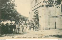 CPA Cassis-Place De L'église-198-Timbre   L2223 - Cassis