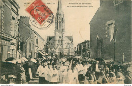 CPA St-Saint Philbert De Grand Lieu-Procession En L'honneur De St Philbert-Timbre    L1652 - Saint-Philbert-de-Grand-Lieu