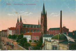 CPA Essen-Viehhoferplatz M. Gertrudiskirche         L2179 - Essen