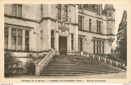 CPA Château De La Brosse-Farges Allichamps-Entrée Principale         L2179 - Otros & Sin Clasificación