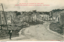 CPA Gerbéviller Bombardé Et Incendié Par Les Allemands-Rue Gambetta        L2182 - Gerbeviller