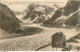 CPA Chamonix-Mont Blanc-Les Grandes Jorasses-La Mer De Glace       L2183 - Chamonix-Mont-Blanc