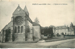 CPA Précy Sur Oise-L'église Et Le Château     L1979 - Précy-sur-Oise