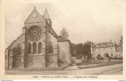 CPA Précy Sur Oise-L'église Et Le Château-7094     L1979 - Précy-sur-Oise