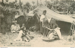 CPA Algérie-Dans Le Sud-Campement De Nomades-Pub Vins D'Algérie-Marcel Blondelle-St Denis Du Sig-RARE       L1980 - Scenes