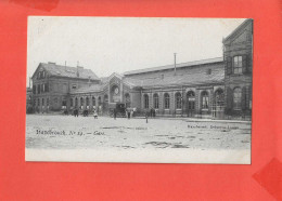 59 HAZEBROUCK Cpa Animée La Gare      14 Edit Debreyne - Hazebrouck