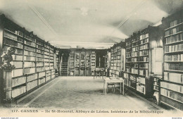 CPA Cannes-Ile St Honorat-Abbaye De Lérins-Intérieur De La Bibliothèque-117      L2138 - Cannes