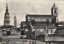 CARTOLINA  C11 NOVARA,PIEMONTE-DUOMO E CUPOLA S.GAUDENZIO-STORIA,MEMORIA,CULTURA,RELIGIONE,BELLA ITALIA,VIAGGIATA 1960 - Novara