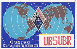 AK 210453 QSL - USSR - Radio Amatoriale