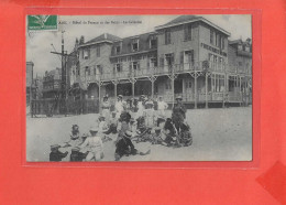 62 BERCK PLAGE Cpa Animée Hotel De France Et Des Bains - Berck