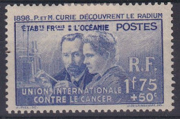 Océanie                                     127 *  Pierre Et Marie Curie - Unused Stamps