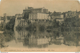 CPA Gaillac-Le Tarn Et L'église Saint Michel    L1071 - Gaillac