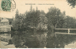 CPA Bar Sur Aube-L'Aube Et Le Pont Douche-Timbre     L2198 - Bar-sur-Aube