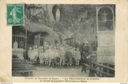 CPA Colonie De Vacances De Clichy-La Grotte De Lourdes à Montreuil Sur Maine-Providence St-Pierre-Timbre     L1254 - Autres & Non Classés