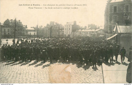 CPA Les Grèves à Nantes-Les Obsèques Du Gréviste Charles-Place Vlarmes-La Foule      L1542 - Nantes