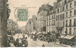 CPA Paris-Perspective De La Rue Saint Antoine-Timbre      L1629 - Other & Unclassified