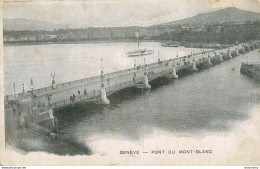 CPA Genève-Pont Du Mont Blanc    L2115 - Genève