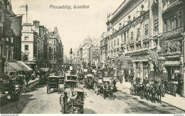 CPA Piccadilly,London-Timbre    L2115 - Piccadilly Circus