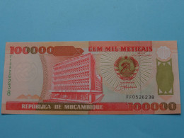 100.000 Cem Mil Meticais ( 1993 ) Mocambique ( For Grade See SCANS ) UNC ! - Moçambique