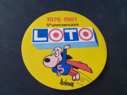 Autocollant Loto 1976-1971 ,barberousse - Aufkleber