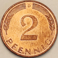 Germany Federal Republic - 2 Pfennig 1991 D, KM# 106a (#4549) - 2 Pfennig