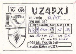 AK 210463 QSL - USSR - Togliatti - Radio-amateur