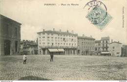 CPA Firminy-Place Du Marché-Timbre     L1704 - Firminy