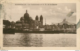 CPA Marseille-La Cathédrale-Timbre   L1711 - Castello Di If, Isole ...