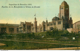 CPA Bruxelles-Exposition De 1910-Pavillon De La Manufacture D'armes De Herstal   L1711 - Wereldtentoonstellingen