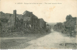 CPA Liévin-Ruines De La Rue De Lens-5      L1897 - Lievin