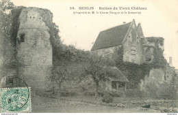 CPA Senlis-Ruines Du Vieux Château-28-Timbre      L1897 - Senlis