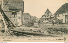 CPA Militaria-Balschwiller Après Le Bombardement Par Les Allemands-22      L1897 - Oorlog 1914-18