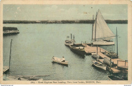 CPA Hotel Sippican Boat Landing.View From Casino,Marion    L2050 - Andere & Zonder Classificatie