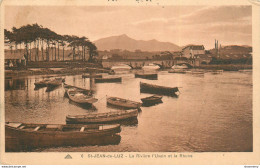 CPA Saint Jean De Luz-La Rivière L'Uxain Et La Rhune-6-Timbre       L1632 - Saint Jean De Luz