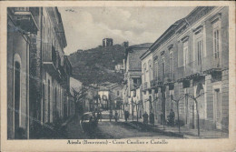 Cs20 Cartolina Airola Corso Caudino E Castello Provincia Di Benevento - Benevento