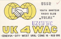 AK 210466 QSL - USSR - Izhevsk - Radio