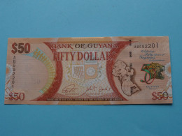 50 Dollars (AB592201) Bank Of GUYANA - 2016 ( For Grade, Please See Photo ) UNC ! - Guyana