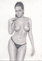 Akt / Aktzeichnung / Frau / Woman / Femme / Nude / Dessin - Prints & Engravings