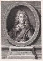 Rene Duguay, Trouin. - René Duguay-Trouin (1673-1736) Freibeuter Privateer Slave Trader Sklavenhändler Portr - Stampe & Incisioni