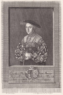 Jacobus Philippi Marggr. Bad Et Elisa ... - Maria Jakobäa Von Baden (1507-1580) Herzogin V. Bayern Portrait - Estampes & Gravures