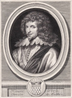 Honoré D'Urfé Chevalier De Malthe - Honoré D'Urfé (1567-1625) French Novelist Marquis De Valromey Comte De - Prints & Engravings