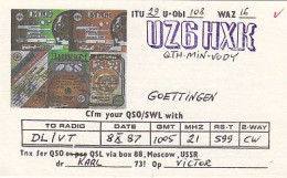 AK 210475 QSL - USSR - Min-Vody - Radio Amateur