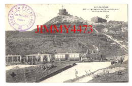 CPA - PUY-DE-DOME En 1910 - Le Chemin De Fer Au Sommet Du Puy-de-Dôme - N° 817 - - Stations - Met Treinen